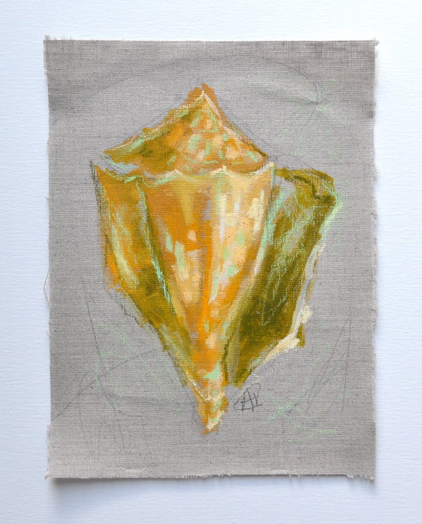 Seashell Study - Goldenrod